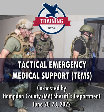 Register today for our Tactical Emergency Medical Support (TEMS) course co-hosted by Hampden County Sheriff's Department (MA) - June 20-23, 2022!

Only a few seats left!

Learn more... conta.cc/3w8CXsY

#ntoa #hampdencountysheriffs #ludlowmapolice #tems