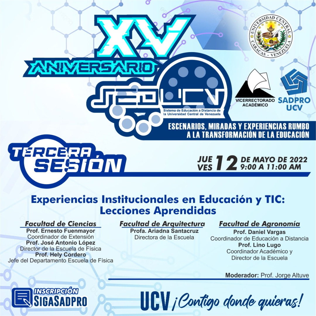 Noticiencias - UCV tweet media