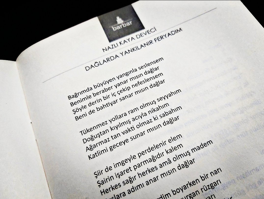 1001kelime's tweet photo. Bağrımda büyüyen yangınla seslensem 
Benimle beraber yanar mısın dağlar

.
.
#NazlıKayaDeveci #barbaredebiyat #barbardergisi @barbaredebiyat https://t.co/UXFlPPq0PR
