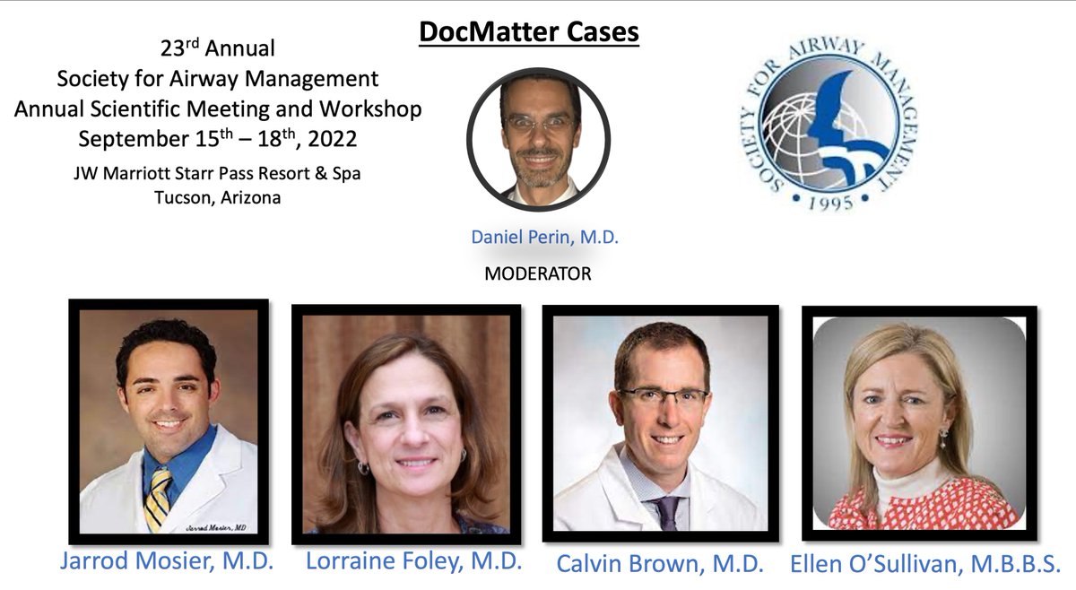 SAMHQGlobal (@samhqglobal) on Twitter photo Do not miss some outstanding sessions @ the SAM meeting in September.
LINK bit.ly/3P5xSJz
<a href="/APSForg/">APSF</a> <a href="/EAMSAirway/">EAMS</a> <a href="/dasairway/">Difficult Airway Society (DAS)</a> <a href="/SafeAirway/">Safe Airway Society</a> <a href="/CarinHagberg/">Carin Hagberg, MD</a> <a href="/AirwayOnDemand/">Will Rosenblatt, MD</a> <a href="/LjfoleyLorraine/">Lorraine</a> <a href="/JohnCSakles/">AirwayMan</a> <a href="/PaulBakerORSIM/">Paul Baker</a> <a href="/gaspasser/">Richard Cooper</a> <a href="/DrMikeAziz/">Mike Aziz</a> <a href="/docperin/">Daniel Perin</a> <a href="/MatteoParotto/">Matteo Parotto, MD PhD</a> Do not miss some outstanding sessions @ the SAM meeting in September.
LINK bit.ly/3P5xSJz
<a href="/APSForg/">APSF</a> <a href="/EAMSAirway/">EAMS</a> <a href="/dasairway/">Difficult Airway Society (DAS)</a> <a href="/SafeAirway/">Safe Airway Society</a> <a href="/CarinHagberg/">Carin Hagberg, MD</a> <a href="/AirwayOnDemand/">Will Rosenblatt, MD</a> <a href="/LjfoleyLorraine/">Lorraine</a> <a href="/JohnCSakles/">AirwayMan</a> <a href="/PaulBakerORSIM/">Paul Baker</a> <a href="/gaspasser/">Richard Cooper</a> <a href="/DrMikeAziz/">Mike Aziz</a> <a href="/docperin/">Daniel Perin</a> <a href="/MatteoParotto/">Matteo Parotto, MD PhD</a>