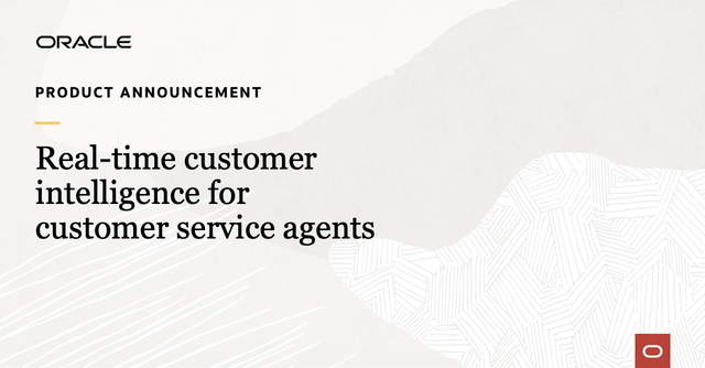 Oracle just announced a new product integration between <a href="/OracleCX/">Oracle Customer Experience</a> Service and Oracle Unity #CDP to help #CustomerService agents gain a complete view of the customer, improve agent efficiency, and enhance service quality. Learn all about it: bit.ly/3yDbGAV