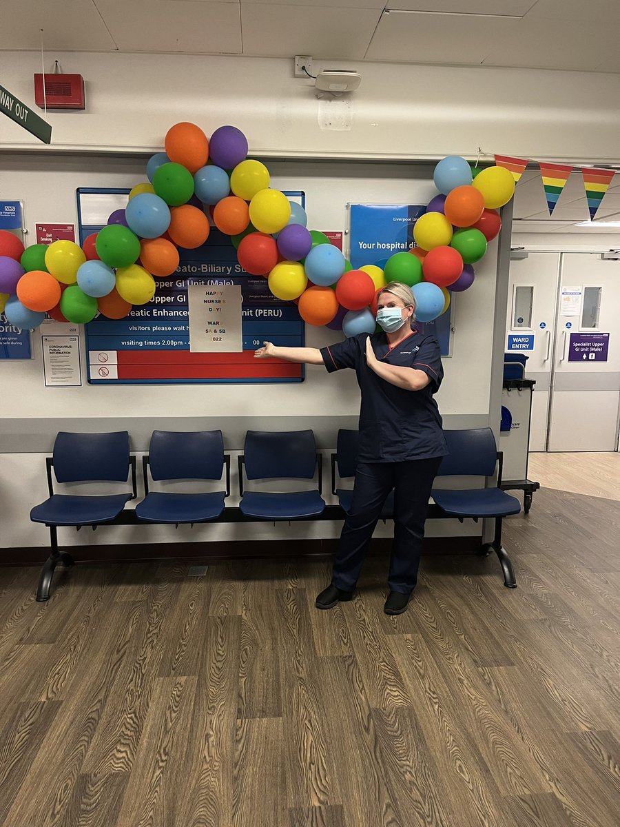 AngelaC56351769's tweet photo. @LUHqualityteam #happynursesday2022 
Celebrating the best of nursing . #balloonrainbow  ward 5B @LivHospitals @AlexandraStans4 https://t.co/oLj84dpDKM