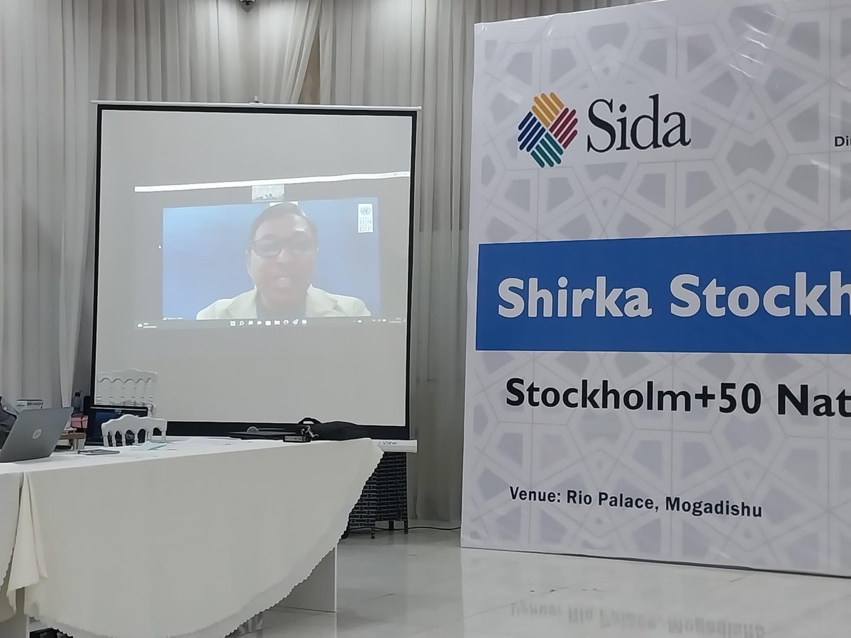 sosconteam's tweet photo. We are part of Stockholm+50 national level consultation meeting organized by ⁦⁦⁦@DECC_Somalia⁩ , always we work local youth Mobilizing in Environment to utilize resoure and Manage Environmental Problems.⁦⁦@Sida⁩, ⁦@UNDPSomalia⁩ https://t.co/OGch6oPDrc