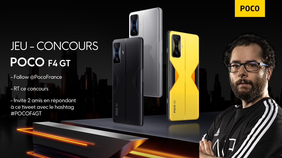 Xari_'s tweet photo. L'ultime smartphone pour la performance 🔥

Pour tenter de gagner ce téléphone de fou :
- RT ce tweet 
- Follow @Pocofrance
- Commentez avec le hashtag #POCOF4GT

Si vous souhaitez en savoir plus sur le #POCOF4GT à -100€ pendant 24H: https://t.co/V1nmlhbBYl #ad #concours https://t.co/fFShu5pxNA
