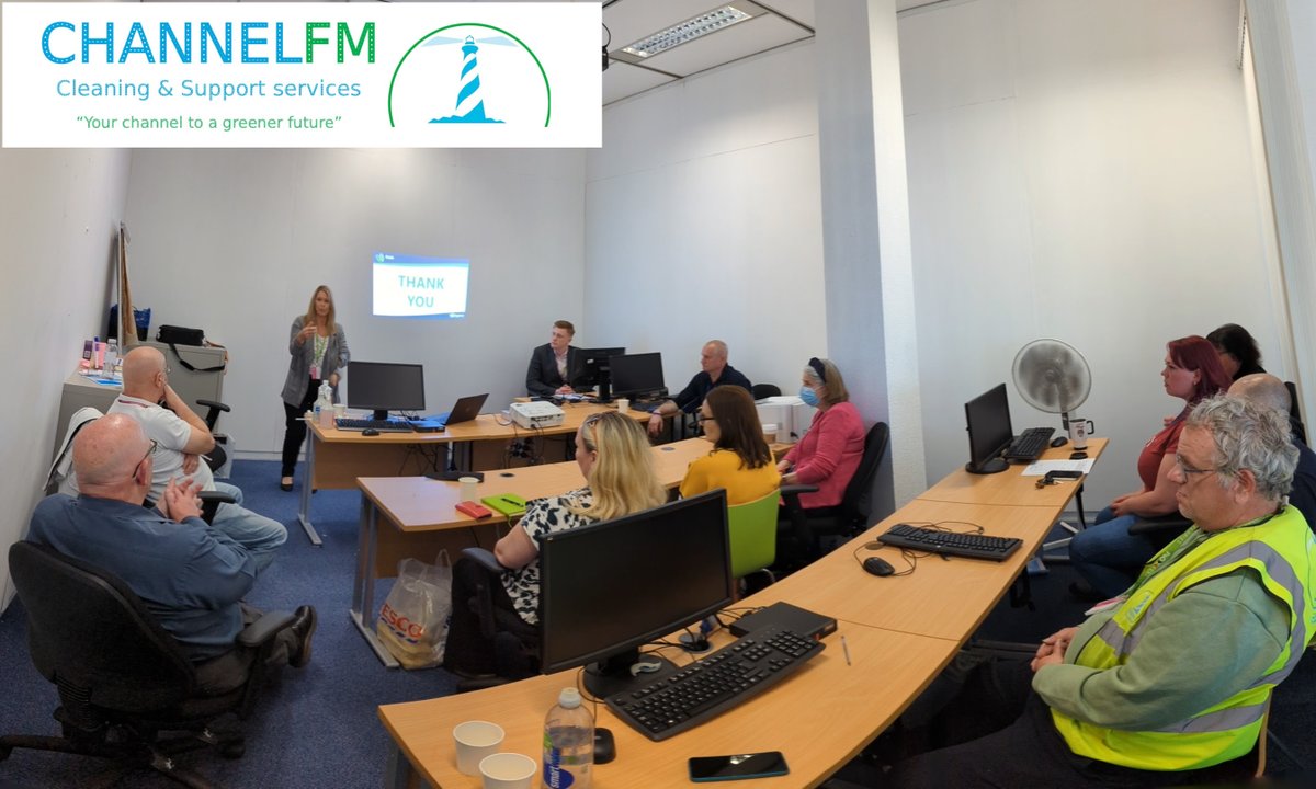 LtdCfm's tweet photo. Today we were lucky to be joined by Maxine and Harry from @BioHygieneUK who provided a number of our #CleaningOperatives and our Management Team with loads of information and #training about their #ecofriendly #cleaning products.
🔗 https://t.co/vbJDWyDceC
☎️ 0800 612 4415 https://t.co/kcdGAqOOXh