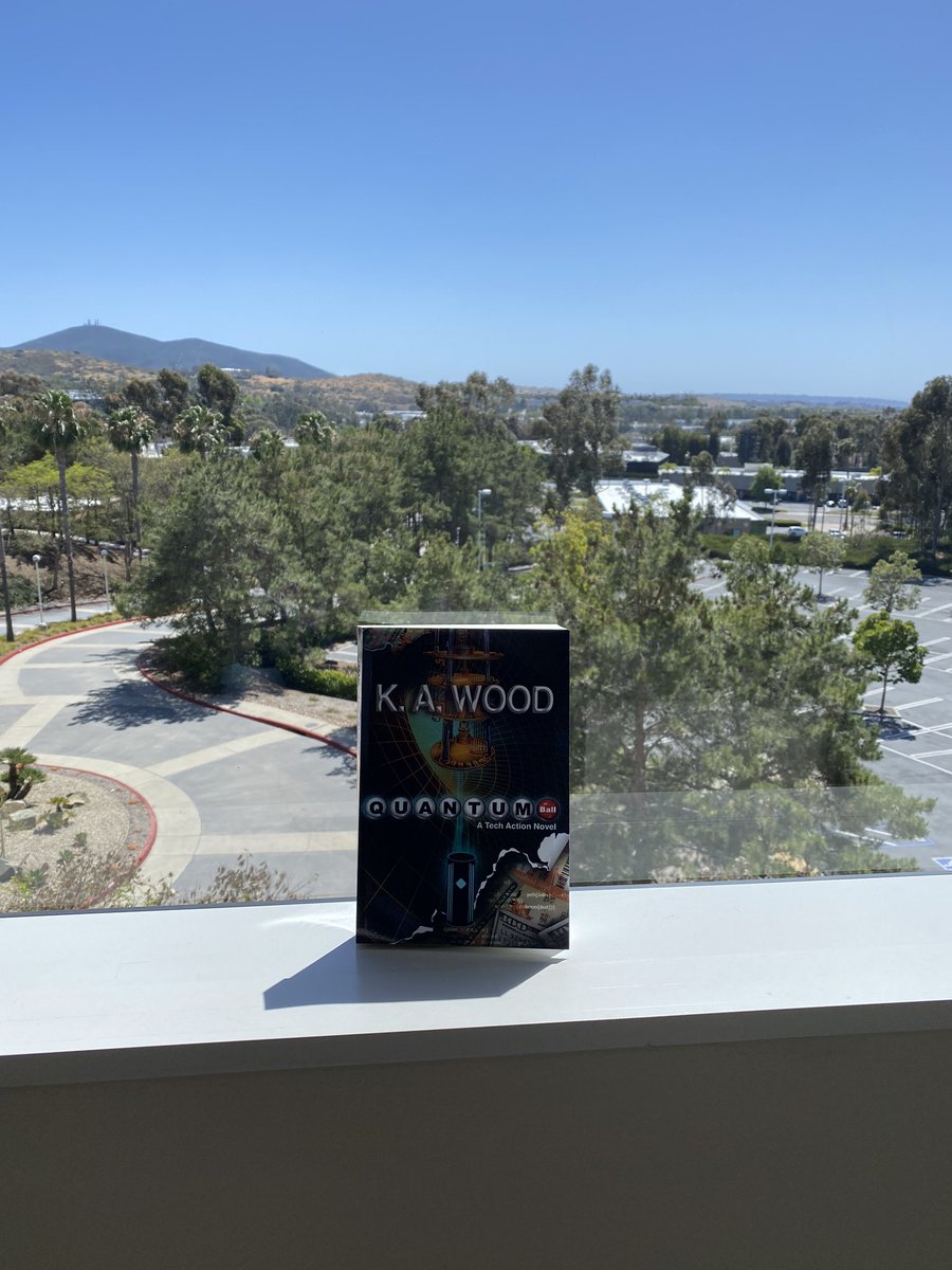 KenWoodOnTech's tweet photo. Fan photo of their book #QuantumBall. A beautiful office window view in San Diego. You can find it #QuantumBall at @amazon @Apple @BarnsNoble2 and many others. In paper book and eBook formats. I'd love to hear what you think of the story.
https://t.co/edpFrYCbbe https://t.co/WKVGIT6qJ9