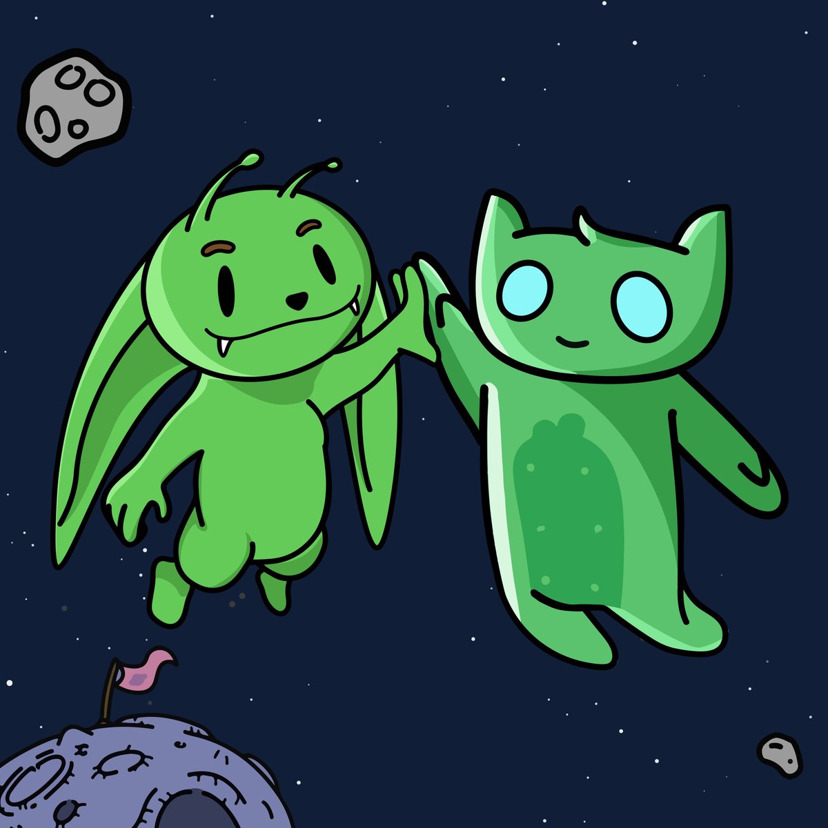 Galactic_Jungle's tweet photo. GM Jungle Buds☀️

To celebrate the Boos finding their way into the Jungle, we are giving away @SpacebooNFT #1808 

To Enter:
1. Follow @Galactic_Jungle and @SpacebooNFT 
2. Like and RT
3. Tag 3 future Jungle Buds🌴

Winner chosen in 48 hours! #BOOLISH https://t.co/emqs7JNUB4