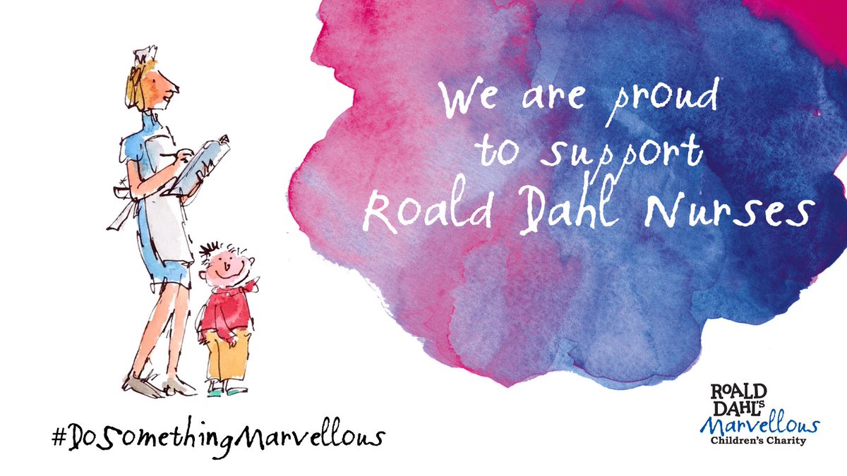 We are proud to support #RoaldDahlNurses who provide specialist care for seriously ill children and young people. Visit @RoaldDahlFund this #InternationalNursesDay to #DoSomethingMarvellous and donate to help fund a new children’s nurse ➜ stge.co/jp4F50J6lKE