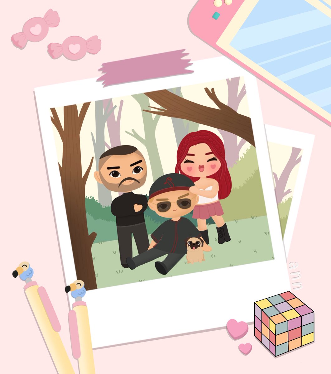 TourmalAnn's tweet photo. Gonna leave it here, because this family is crumbling 😂

Featuring Lil Bleach’s imaginary pug https://t.co/S4GCwB0f9R