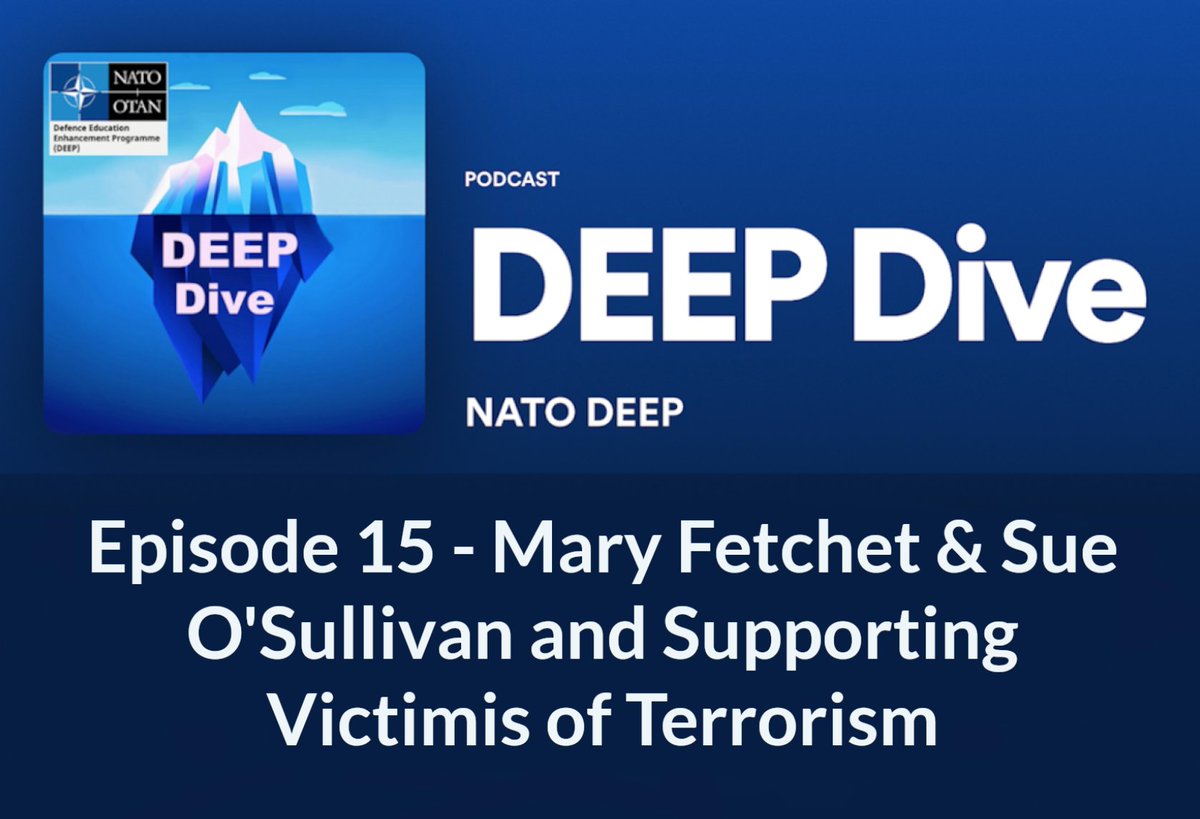 #NATO_DEEP_Dive #15. Seek out the newest episode on Spotify, Apple Podcasts, and Google Podcasts.The complete interviews, with the transcripts, at: deepportal.hq.nato.int/eacademy/deep-… <a href="/ADL_Initiative/">Broken Link Hijacking PoC</a> <a href="/SaeSchatz/">Sae Schatz</a> <a href="/geiroi/">Geir B. Isaksen 🇳🇴🤝🇺🇦</a> <a href="/pfpconsortium/">PfP Consortium</a> <a href="/NATOSchool/">NATO School Oberammergau</a> <a href="/Marshall_Center/">George C. Marshall Center</a> <a href="/Akademia_WSB/">Akademia WSB</a> <a href="/MichalekJanusz/">Janusz Michałek</a>