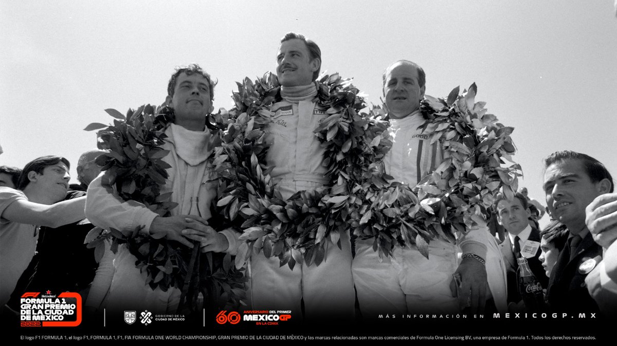 mexicogp's tweet photo. Hace 54 años @McLarenF1 consiguió su primer podio en #F1. Denny Hulme quedó 2.º en el #SpanishGP. 🏎🎉
#TB https://t.co/4X5l2ZGJOB