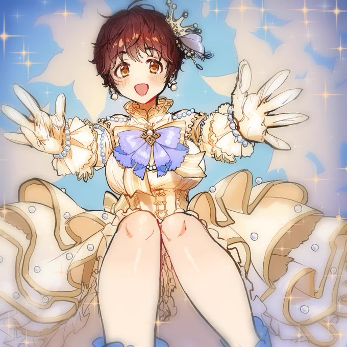 及川雫さんSSR最高でしたね絵 