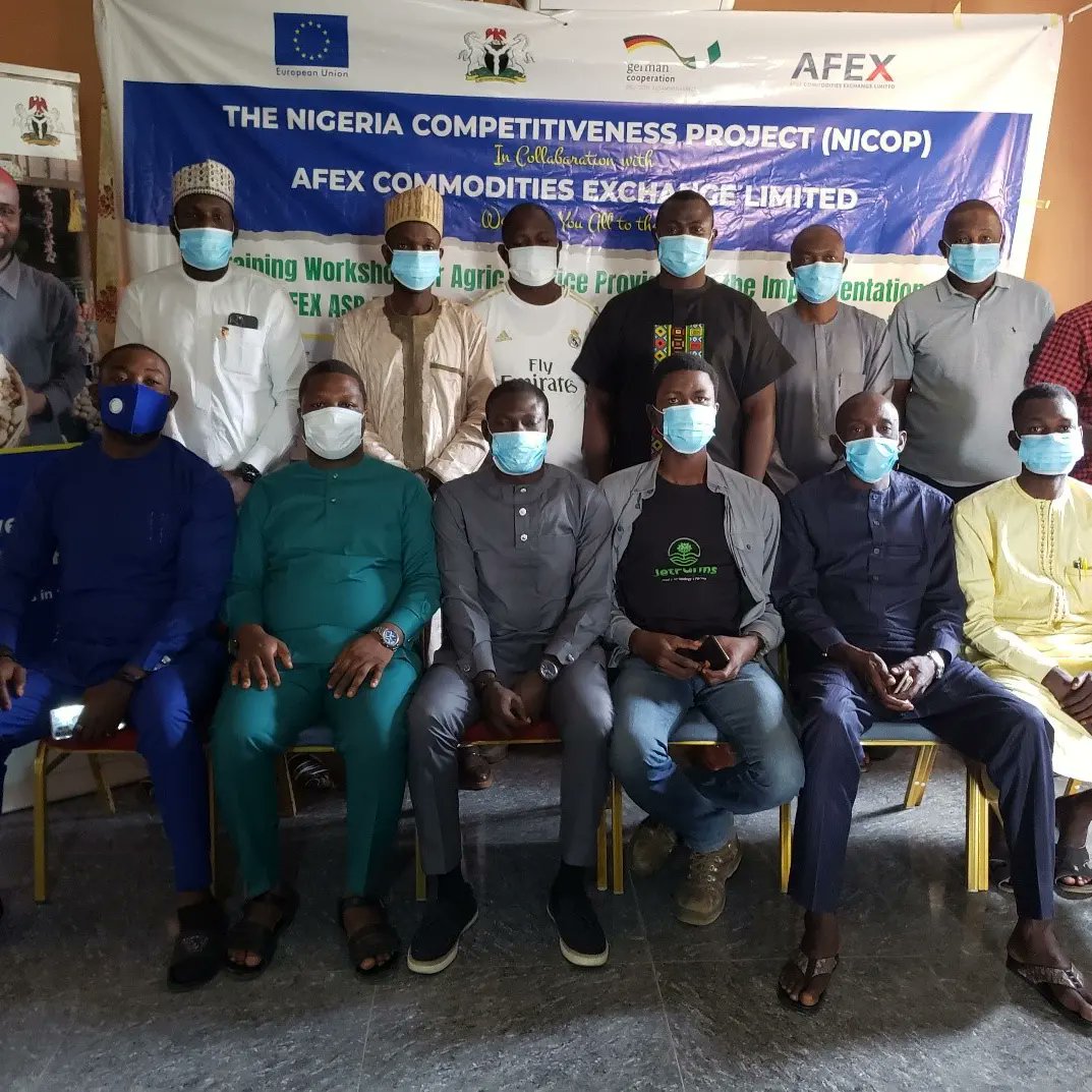 FutuXinfo's tweet photo. #FutuXthrowback
In the 5 months between November 2021 and and March 2022 we were consultants to AFEX/GIZ under the Nigeria Competitiveness Program (NICOP). In our capacity as consultants, we facilitated capacity building and training for @AFEXNigeria AFEX Agricultural Service https://t.co/72gZsGDHLf