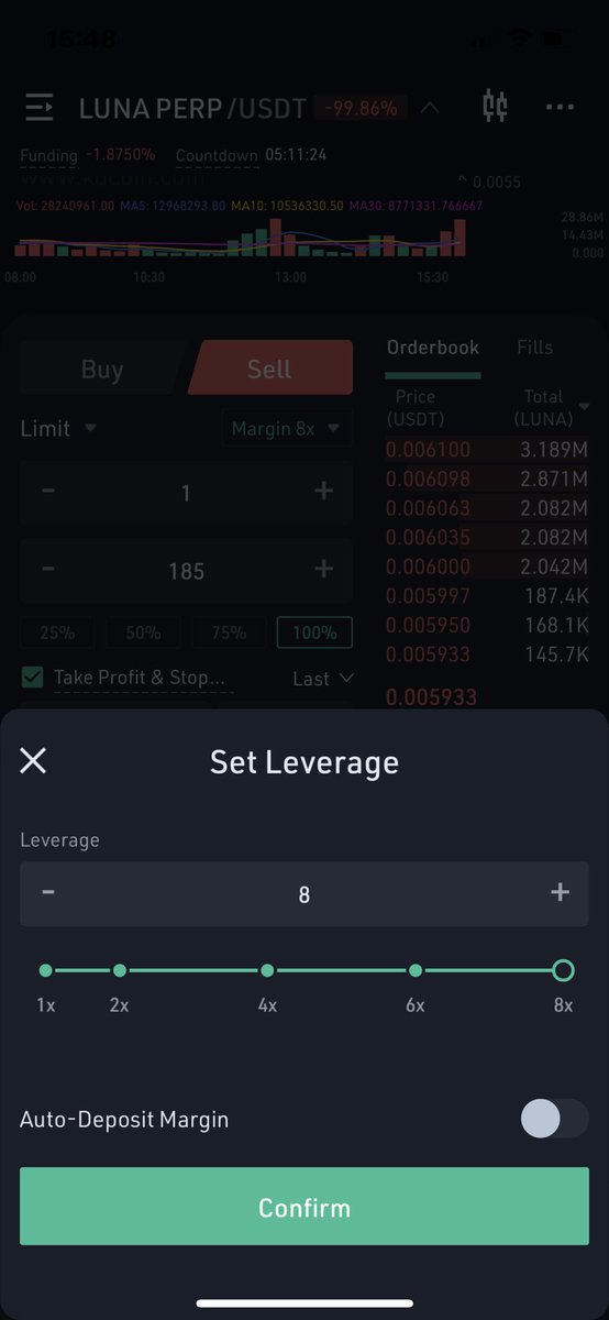 247kung's tweet photo. dey changed the max lev for $luna.   💀💀.   it’s less than a penny https://t.co/TQ4lAgmopq