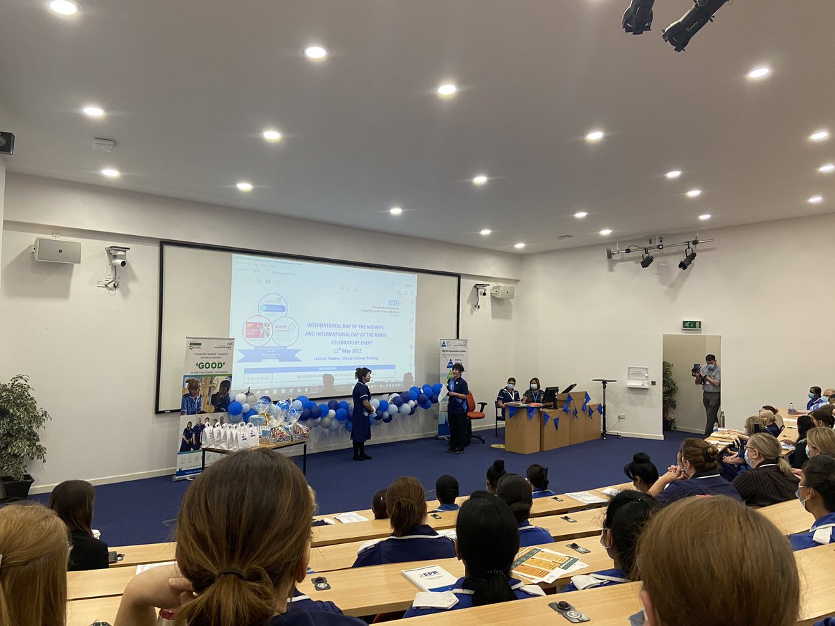 UHCW_COPDteam's tweet photo. Happy international nurses day! A few of the team members were privileged to hear some of the fantastic stories of our inspiring nursing workforce at @nhsuhcw this morning! #proudtobenurses #collectivewearestrong @VanessaMC_uhcw https://t.co/GVKZjaZ5r8
