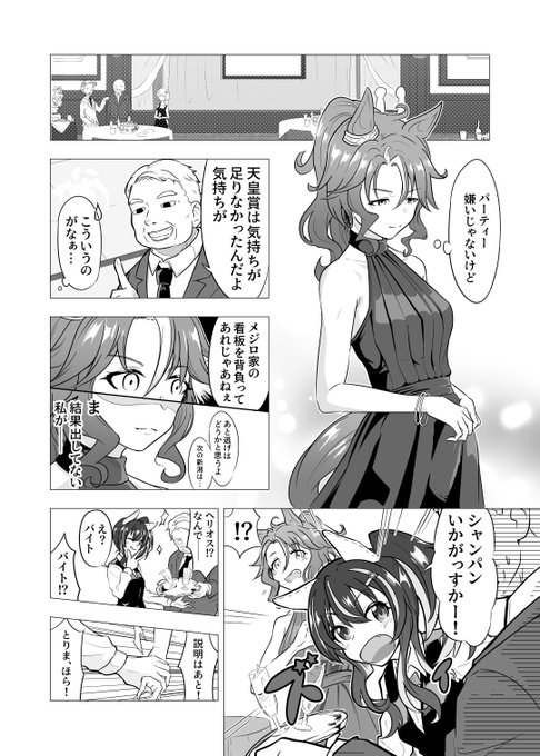 爆逃げコンビ
#ウマ娘 #ダイタクヘリオス #メジロパーマー 