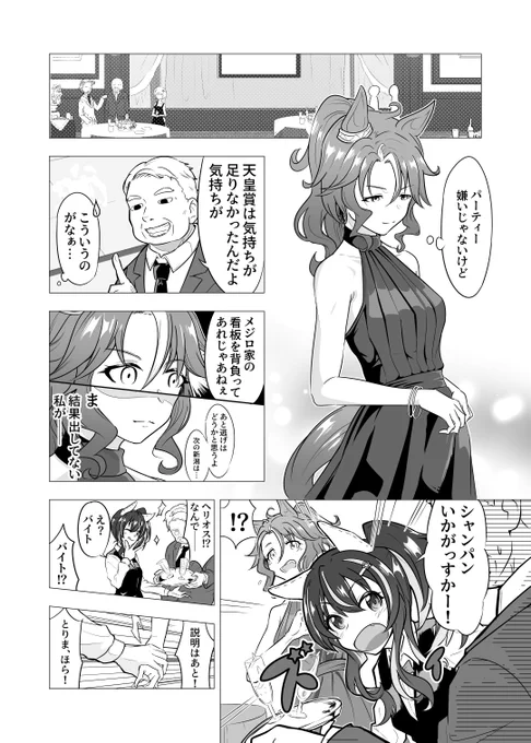 爆逃げコンビ
#ウマ娘 #ダイタクヘリオス #メジロパーマー 