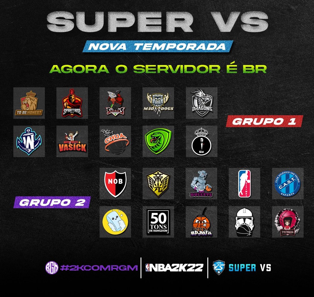 Estamos de volta!

Estarei cobrindo e contando as histórias do 5v5 competitivo da América do Sul!

Os participantes da <a href="/SuperVSports/">Super Virtual Sports</a> estão aí!

Estatísticas, emoção, tabela e organização!

20 times, 2 grupos, 8 vagas e 1 sonho!

Confira tudo aqui: twitch.tv/rgmsilva7

♻️♥️Thx