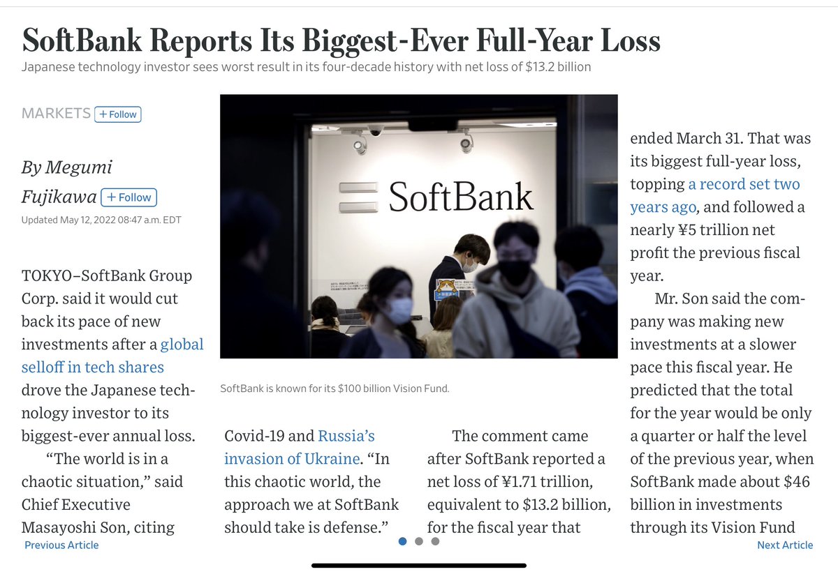 jasonlk's tweet photo. Prominent late stage VC fund loses $26B in latest quarter, promises “stricter due diligence” going forward https://t.co/UCzmqEp6TD