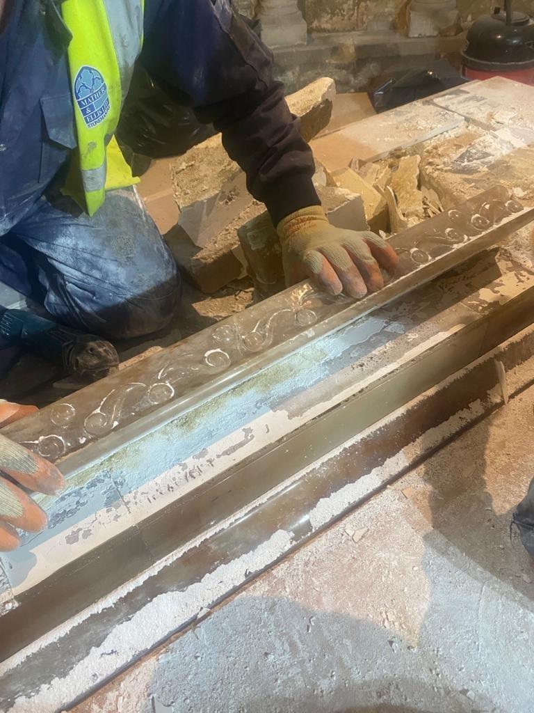 Last week, the reordering works to Shrewsbury Cathedral continued as we carefully dismantled the beautiful Thicknesse Altar from St. Catherine’s Chapel at Ely Cathedral, ready for its transfer to the Sanctuary at Shrewsbury Cathedral <a href="/matherellisltd/">Mather and Ellis Ltd</a> #GradeIListed #Cathedral