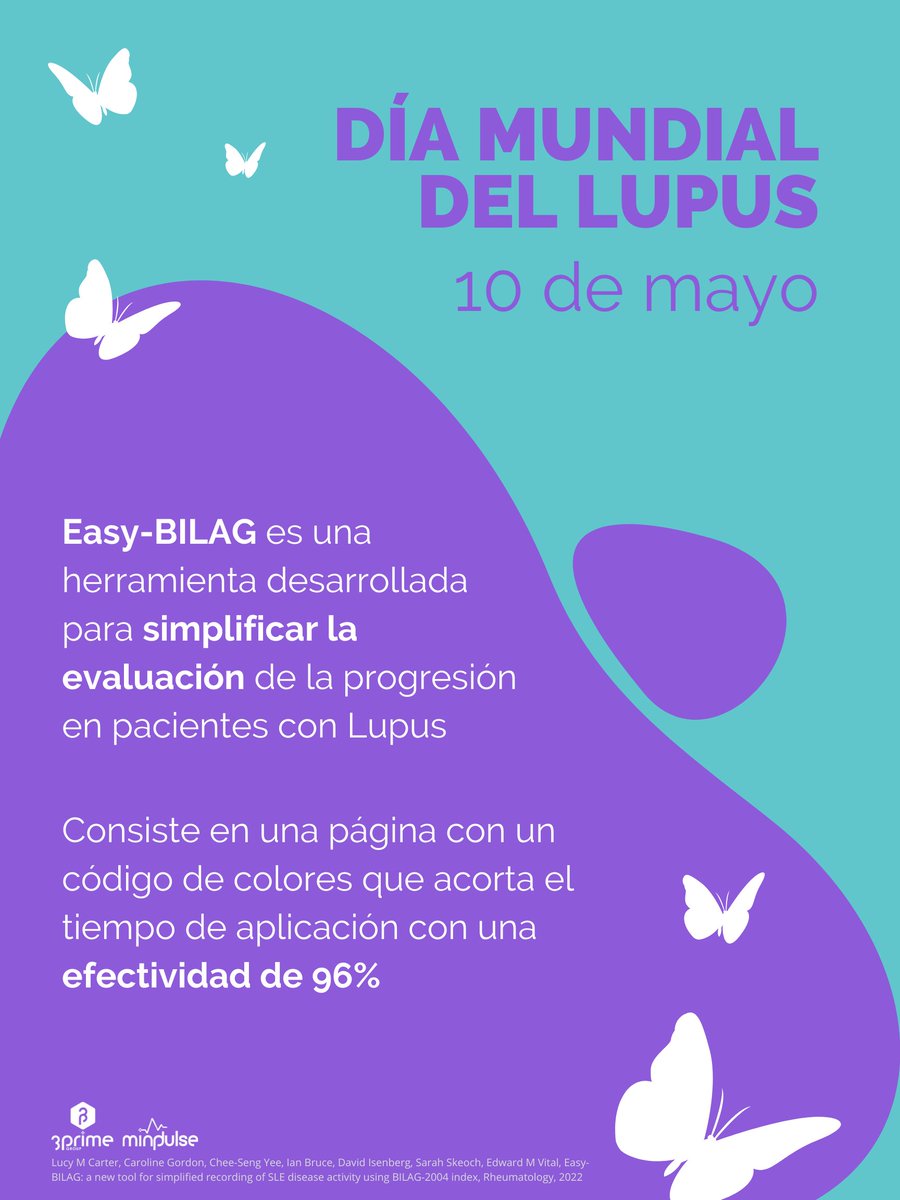 Mindpulse_MX's tweet photo. El #Lupus 🟣 es una enfermedad autoinmune que requiere monitorización constante.

La herramienta estándar para esta evaluación es el BILAG-2004, un cuestionario que puede tardar hasta 1 hora.

Te compartimos una versión simplificada que reduce a la mitad el tiempo de aplicación. https://t.co/tPDCeYZZhk