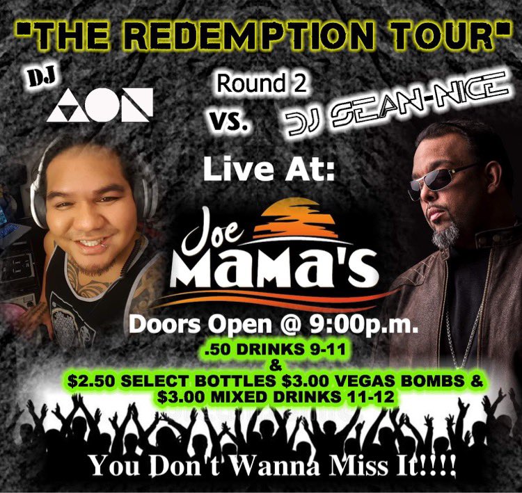 Tonight!! <a href="/JoeMamasMotown/">Joe Mama's</a>