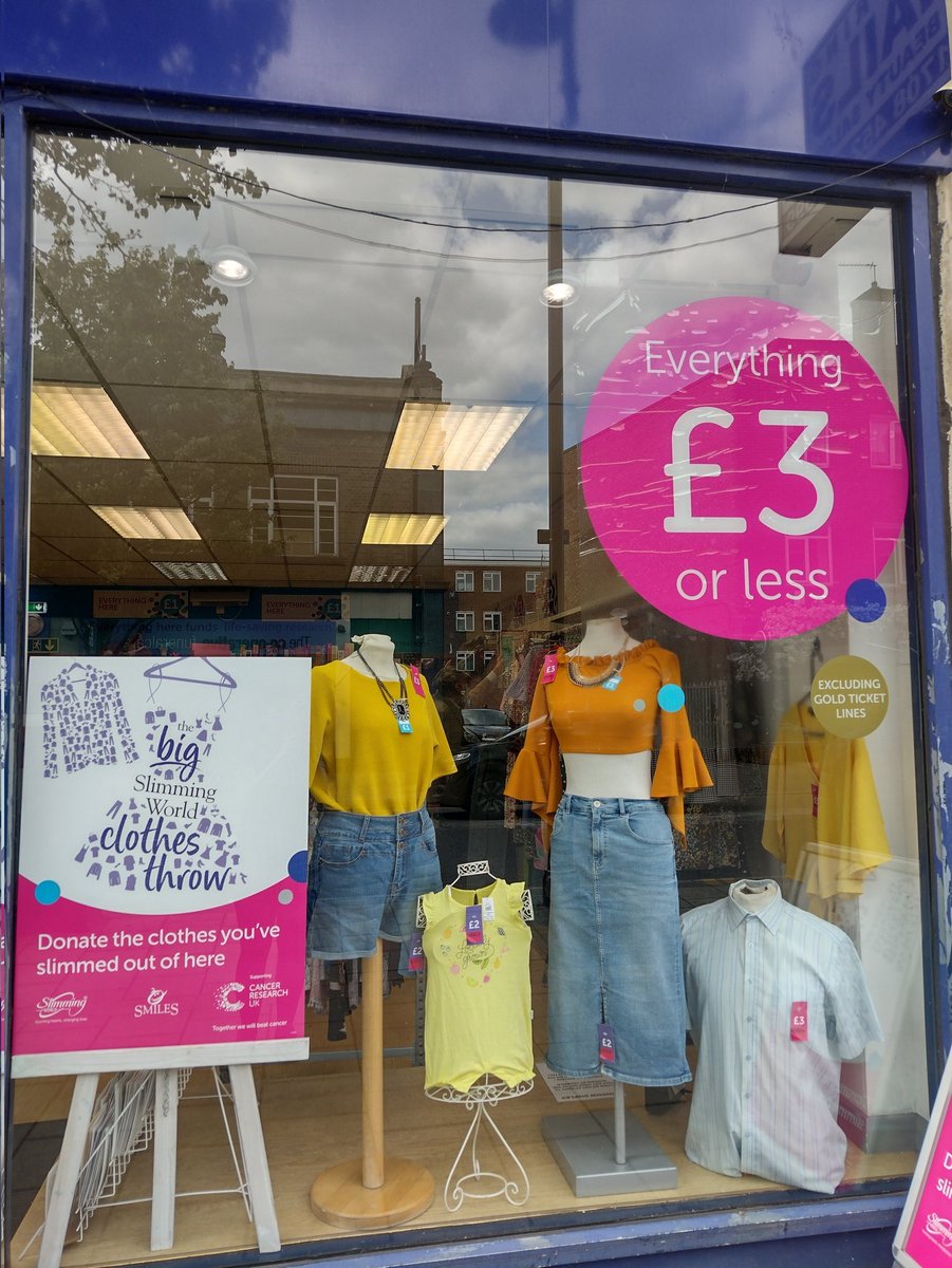 ElmParkShop's tweet photo. Today's window display
#CRUK https://t.co/Rid52VK6kq