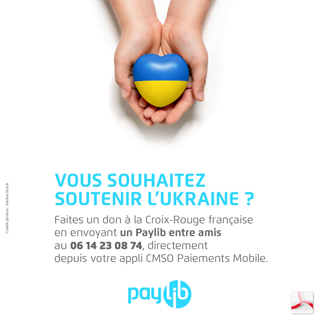 CMSudOuest's tweet photo. Soyons solidaires ! 🙏

Avec @Paylib entre amis faites un don à la @CroixRouge en soutien à la population ukrainienne. #Ukraine

Pour envoyez vos dons 👉 06 14 23 08 74

+ d'infos sur ▶ https://t.co/83LVYvWj4e https://t.co/if2S1oZvao