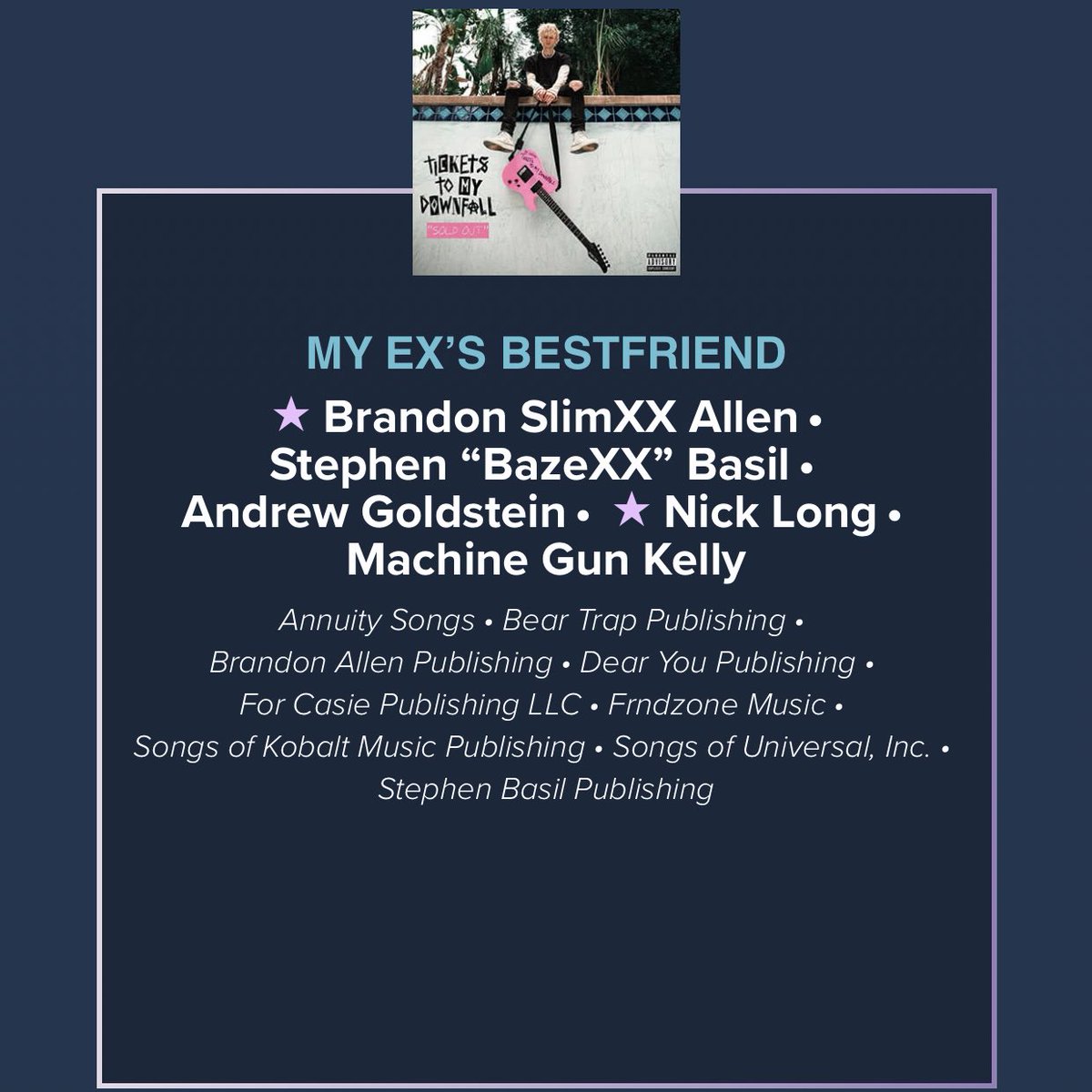 mgk Stats tweet media