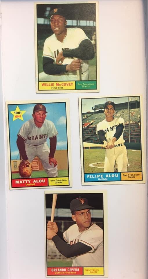  1961 Topps Happy Birthday Felipe Alou! 