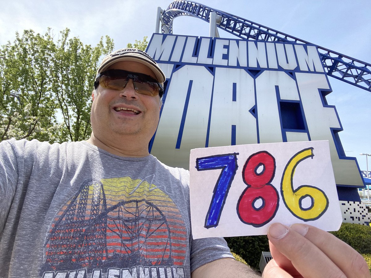 yensidolci's tweet photo. Millennium Force. Starting the season with ride 786, but who counts? @cedarpoint #millenniumforce #CP153 https://t.co/SwVSakuN7w