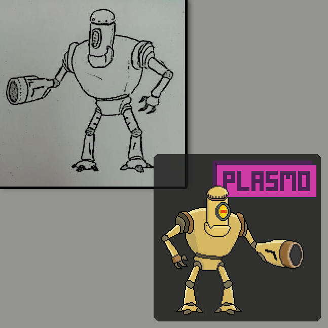 Another part of the first sketches.

Check out Yavi on Steam and Itchio:

store.steampowered.com/app/1814510/Ya…
e144.itch.io/yavi

#yavithegame #pixelart #rpg #pixelgame #videogames #robots #drawings #indiegamedev #indiegames #gameart #characterdesign #retrogamer #digitalart #sketch #2d