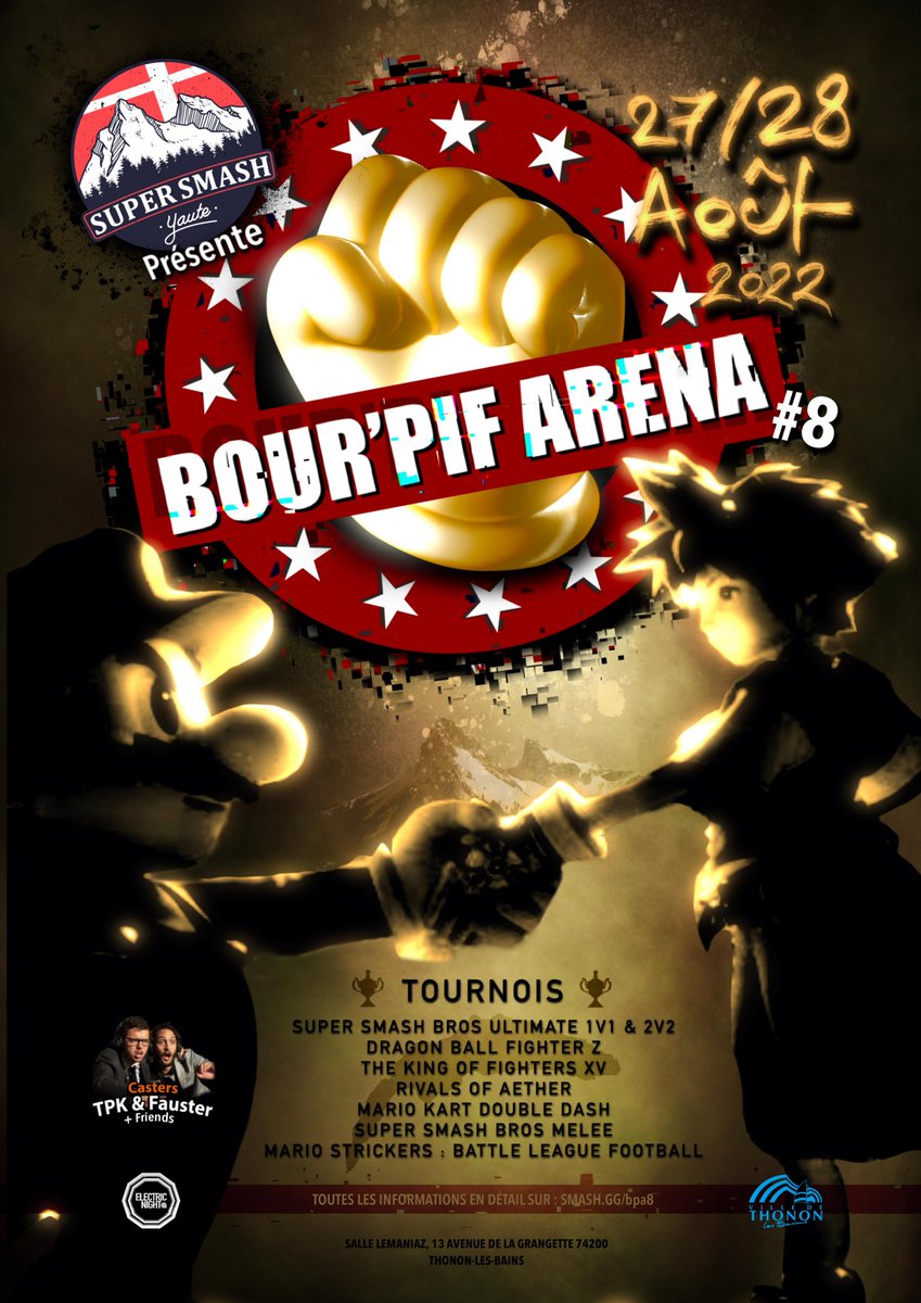 SuperSmashYaute 🔜 Rebloch'arena 36 tweet media