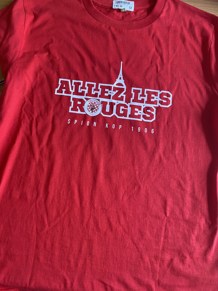 JanRedRocker's tweet photo. Boss T-Shirt arrived today from @Up_TheReds and successful in the ballot as well. 💃💃💃💃 🇫🇷 🇫🇷🇫🇷🇫🇷 ⚽️ ⚽️⚽️⚽️⚽️ I’m sooooooo flaming happy 😁😁😁 https://t.co/Abg6Ofp0HU