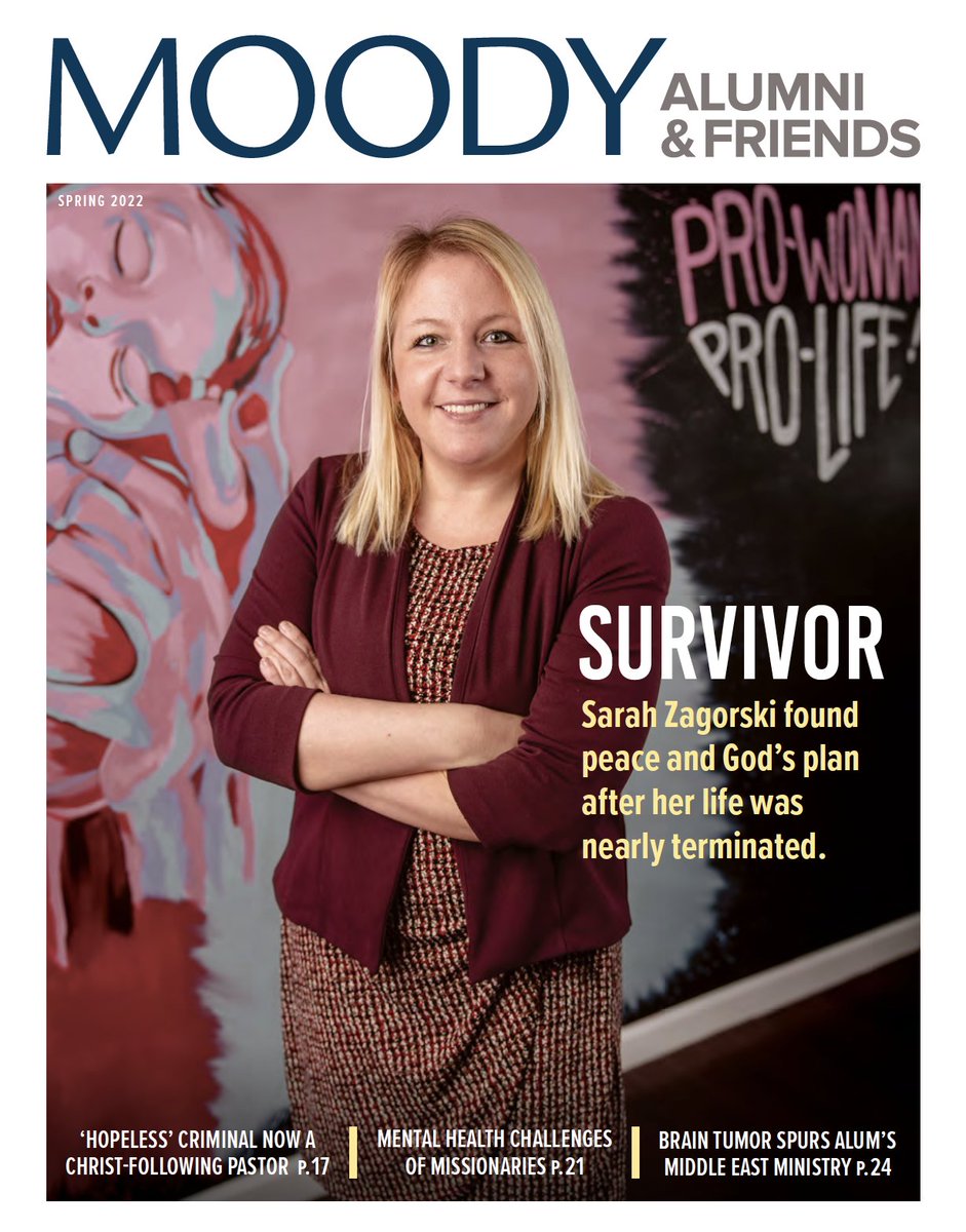 MoodyAlumni's tweet photo. Check out the winter edition of MOODY Alumni &amp; Friends magazine!!
https://t.co/VYq7aD2Im3
We started gathering information for the next edition. Share with us if you have a life &amp; ministry update or an obituary to feature. Our email address is alumnews@moody.edu. https://t.co/S2n6nvrz4x