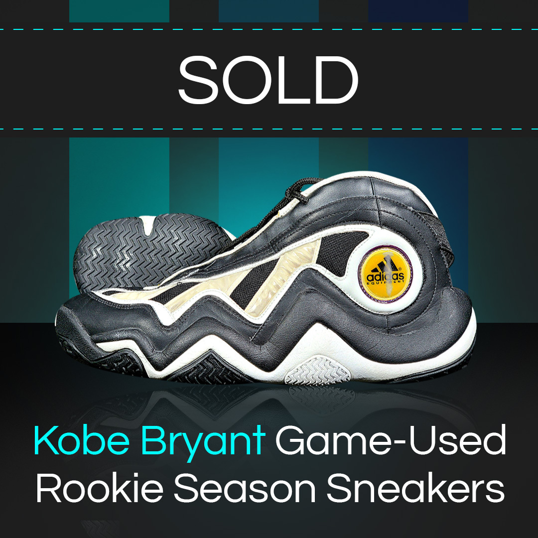 CollectableApp's tweet photo. 📢 PRIVATE FRACTIONAL SALE
Kobe Bryant - Iconic 1997 "Airball Game" Game Worn Sneakers 

Check them out on the platform here: https://t.co/56wf08f83H

#collectableapp #boardroom #kobe #nba #kobebryant https://t.co/NrPI0xxiCF