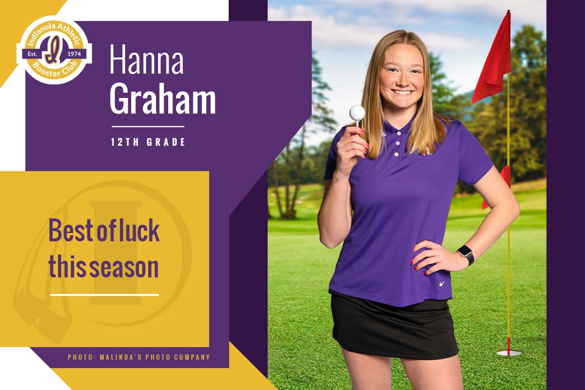 BOOSTED!⁠
Hanna Graham
Golf

Thank you for supporting our Senior athletes! To Boost a Senior, please visit indianolaathletics.com/about/boost-a-…