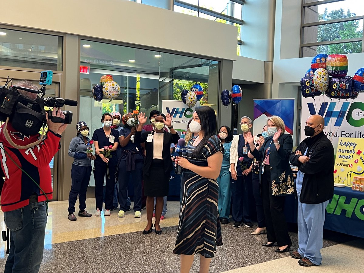 We had a fantastic time yesterday celebrating the wonderful <a href="/VHCHealth/">VHCHealth</a> nurses with <a href="/7NewsDC/">7News DC</a>!  

#NursesWeek #WeDontDoAverage