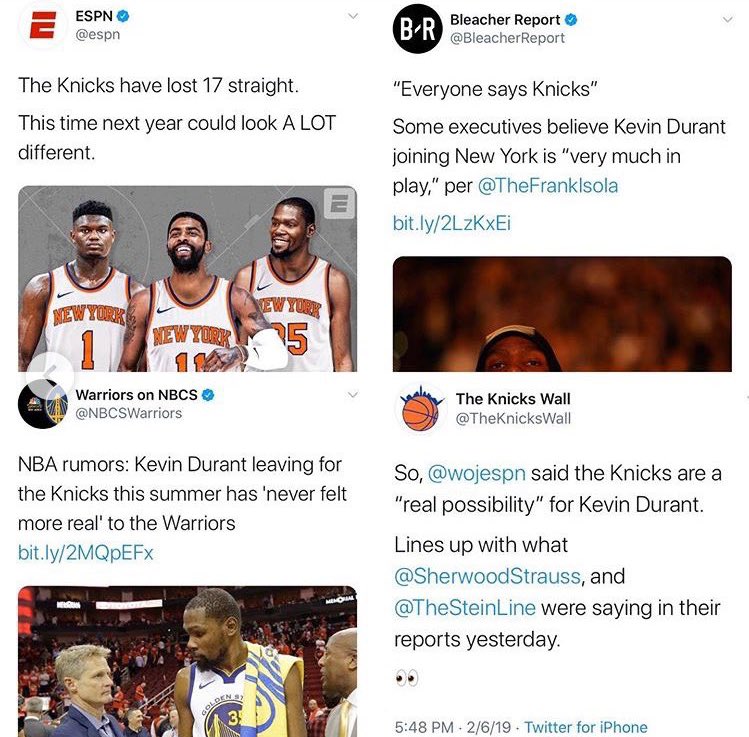 KnicksCentral's tweet photo. “Donovan Mitchell &amp; the Knicks have mutual interest” - according to “sourced” REPORTS by credentialed REPORTERS

Beware of the setup by REPORTERS to use this to mock us fans by saying:

“Delusional Knicks fans think they’re getting everybody” when THEY told US

We just did this: https://t.co/KfOgzQLycK