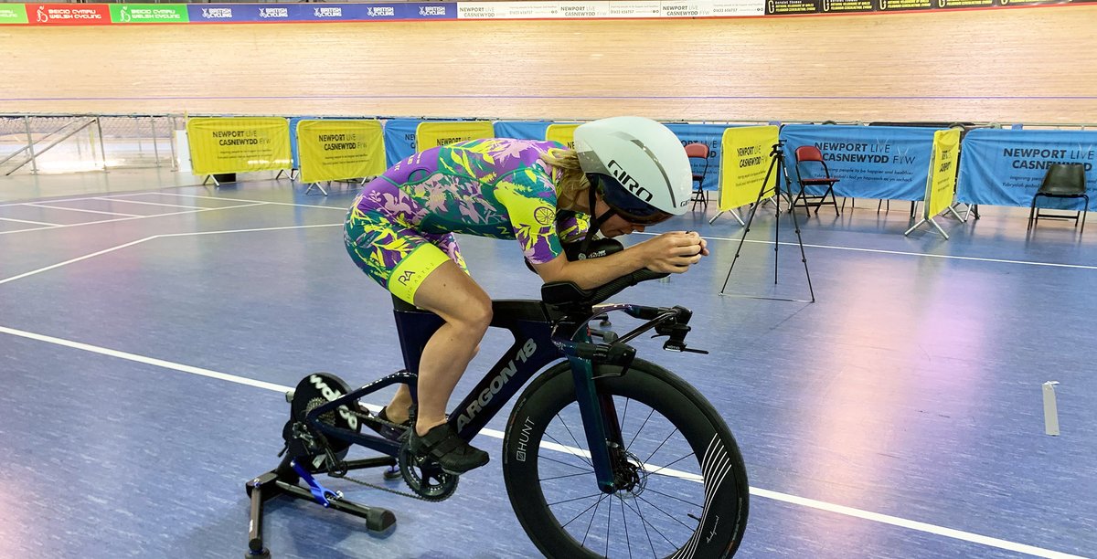 Argon18bike's tweet photo. In the leadup to @IronmanStGeorge, Argon 18 triathlete @Rastle50 visited the Geraint Thomas Velodrome in Newport, Wales, for an aero testing session with @Notio_AI to be sure she had the optimal setup for the race. It paid off.

Read it now👉 https://t.co/ZBnK6dfQvr
#ThisIsMyRide https://t.co/bKciQH56AP