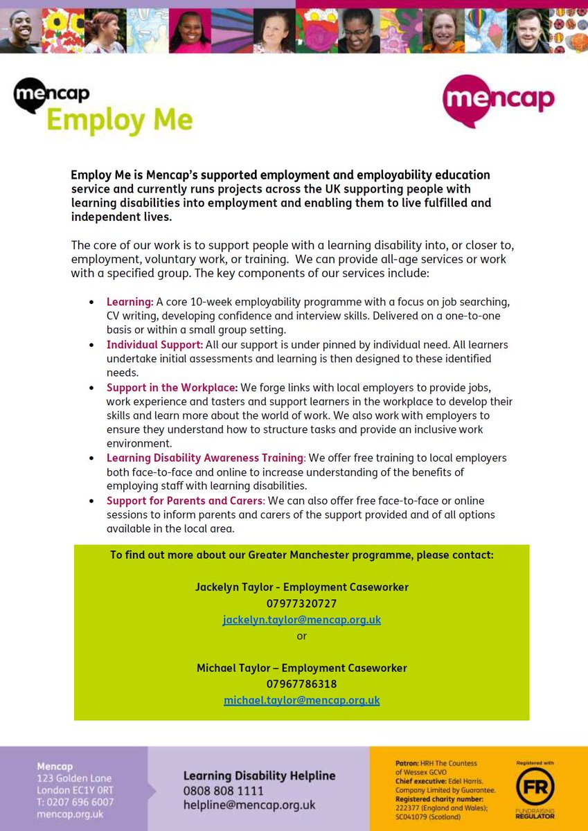 Mencap Lifestyles & Work North West tweet media