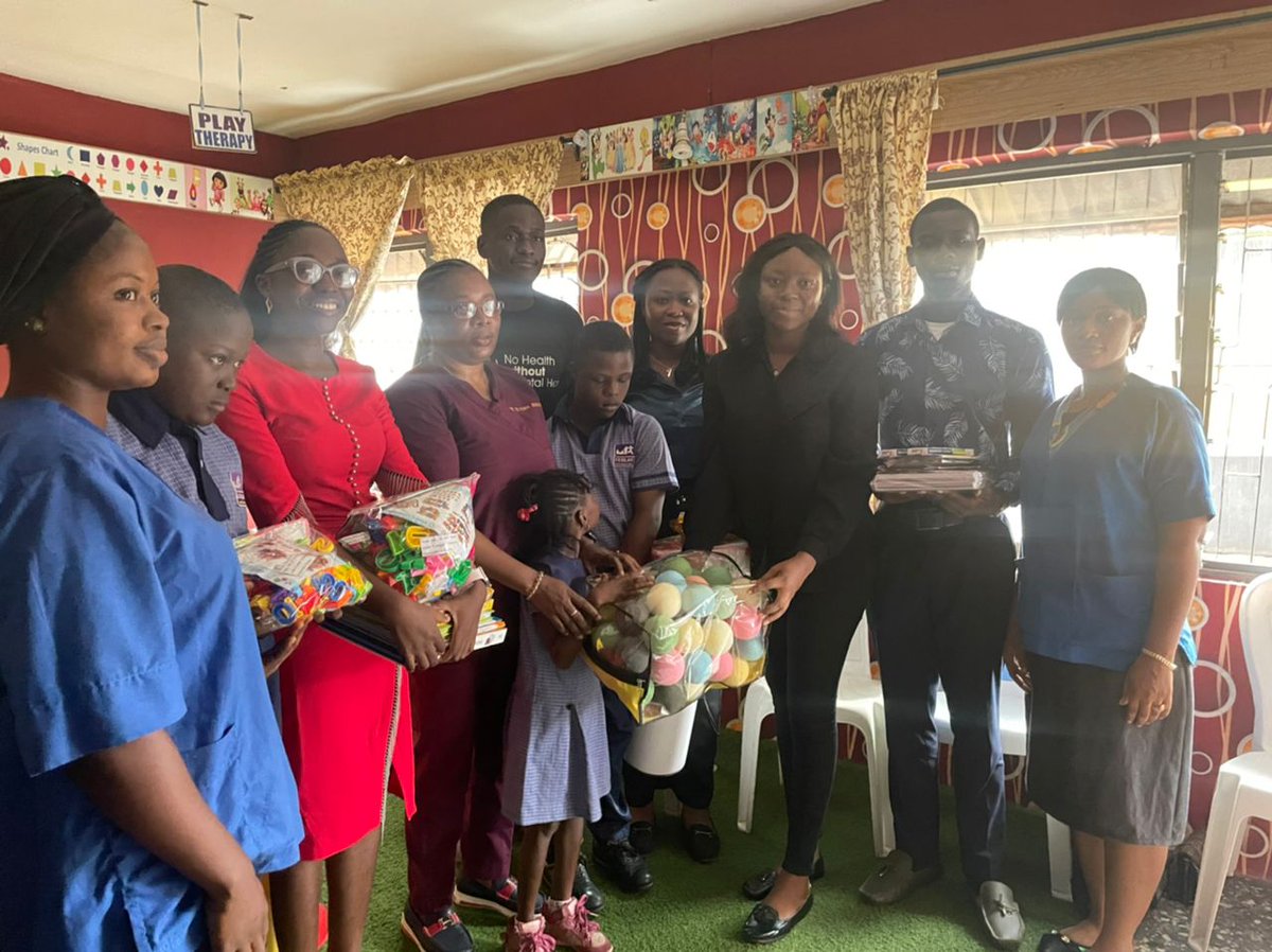 asidocampusnet's tweet photo. A PROMISE KEPT 🤞🏾
Our goal is to contribute to the education of #autistic kids in our society. After this #BlueBakeSale in April, we mentioned that the proceeds will be taken to centres that that caters for the special needs of these unique kids. Today, we were hosted at CEDLAC https://t.co/IAiM3k29iX