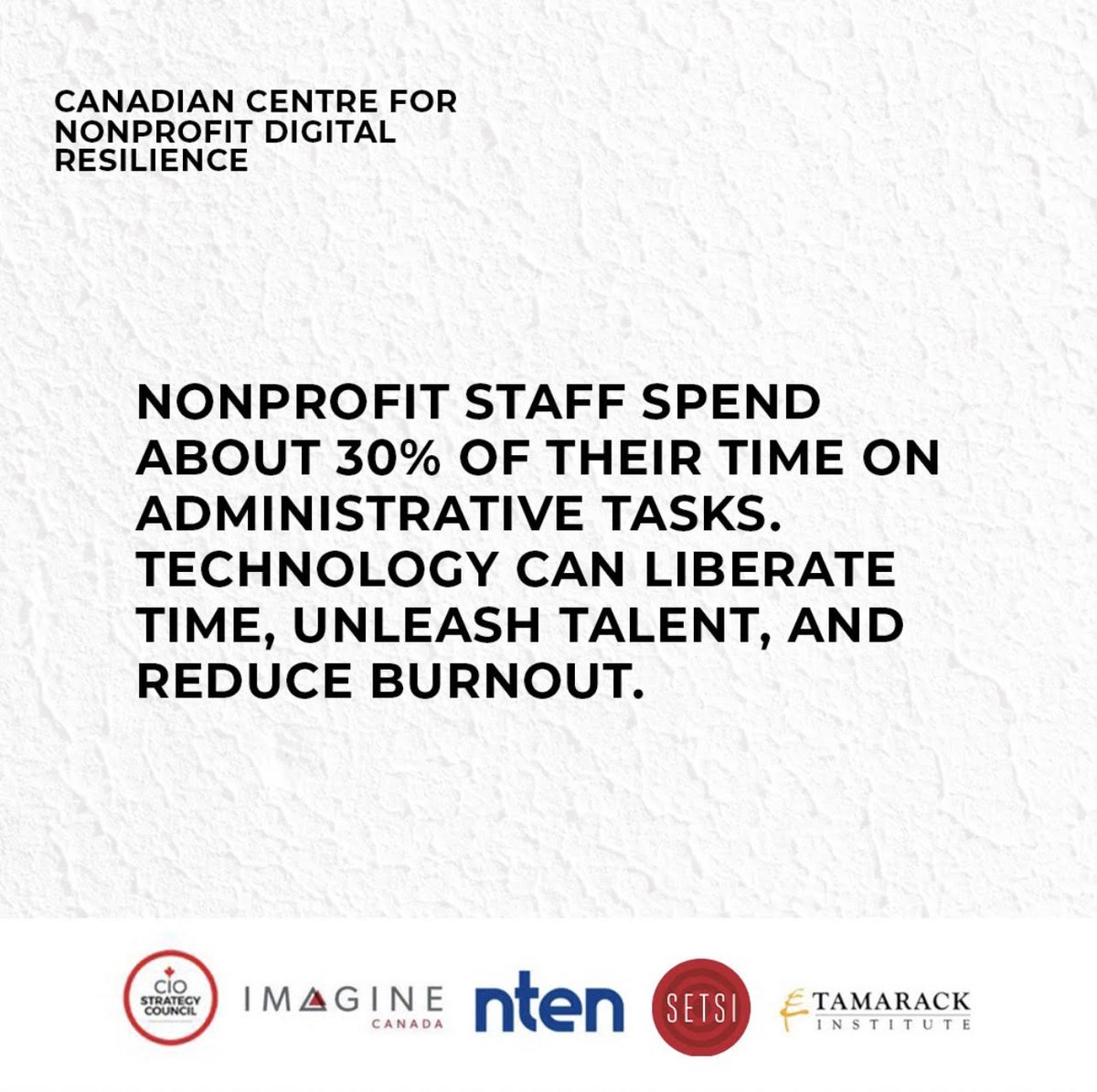 the Nonprofit Chamber (@thenpchamber) on Twitter photo With the launch of the Canadian Centre for Nonprofit Digital Resilience, #nonprofits will be able to use #technology skillfully to multiply their impact. Learn more: ciostrategycouncil.com/ccndr/
Thank you @CIOStrategyC, <a href="/SETSICoalition/">SETSI Community Coalition</a>, <a href="/ImagineCanada/">Imagine Canada</a>, <a href="/NTENorg/">NTEN</a> and <a href="/Tamarack_Inst/">Tamarack Institute</a>! With the launch of the Canadian Centre for Nonprofit Digital Resilience, #nonprofits will be able to use #technology skillfully to multiply their impact. Learn more: ciostrategycouncil.com/ccndr/
Thank you @CIOStrategyC, <a href="/SETSICoalition/">SETSI Community Coalition</a>, <a href="/ImagineCanada/">Imagine Canada</a>, <a href="/NTENorg/">NTEN</a> and <a href="/Tamarack_Inst/">Tamarack Institute</a>!