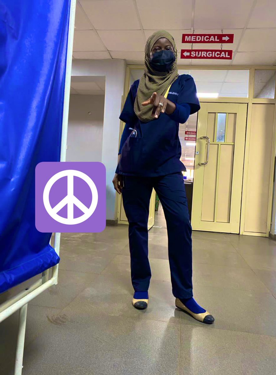 seerhawluxevent's tweet photo. Your favourite Housegirl 👩🏾‍⚕️🧕🏾💗

Scrub by: Oluaye Gbogbo @MedPlugEtAl @LuyiDee as my Induction gift.  God bless you https://t.co/TozMjSOclx