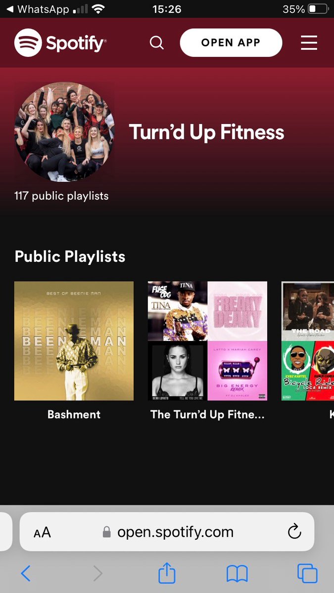 TurndUpFitness's tweet photo. Big thanks to everyone who has contributed so far to the Turn’d Up fitness girl gang playlist on Shekira Johnson’s Spotify account - there’s been some wicked songs coming in that I hadn’t even thought of so thank you X😊
Add your favourite tunes here https://t.co/pZd5360oj7 https://t.co/sT7T1hosU5