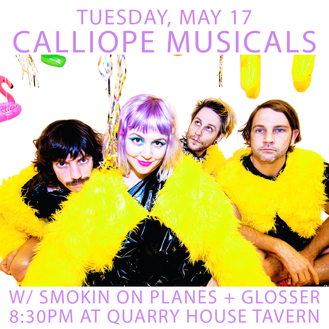 rediscover_fire's tweet photo. Just added! DC's @smokinonplanes and @glosserbandd will join @calliopemusical for next week's show at Quarry House Tavern! Get tix: https://t.co/dWIXJ5cEGE https://t.co/x8vVNbtuyh