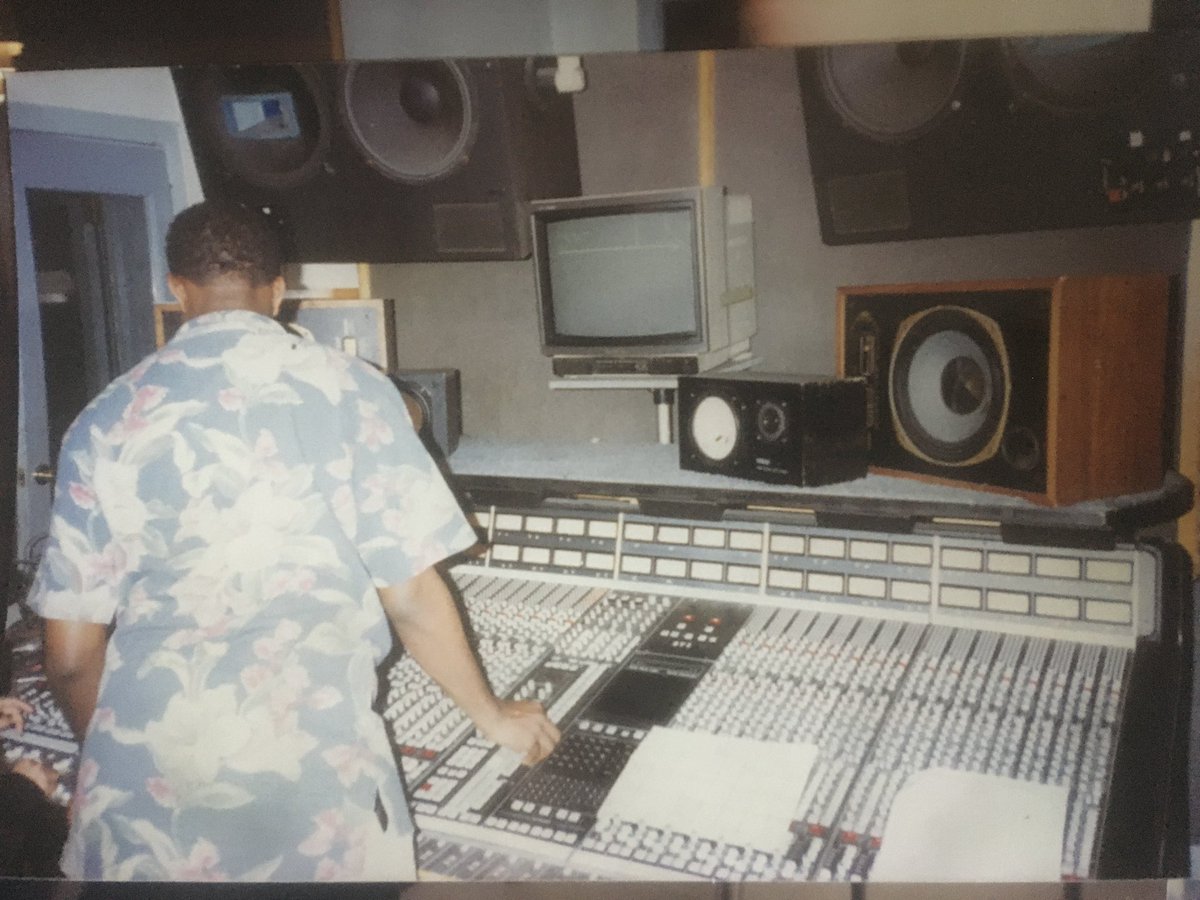 cryptodunzilla's tweet photo. TBT - Young Ye at the SSL for the first time while recording “Down To Earth” at Power Play Studios. Circa 96.
#kanye #grav #chicago #harlem #flypeople https://t.co/jas6SZSJQ2