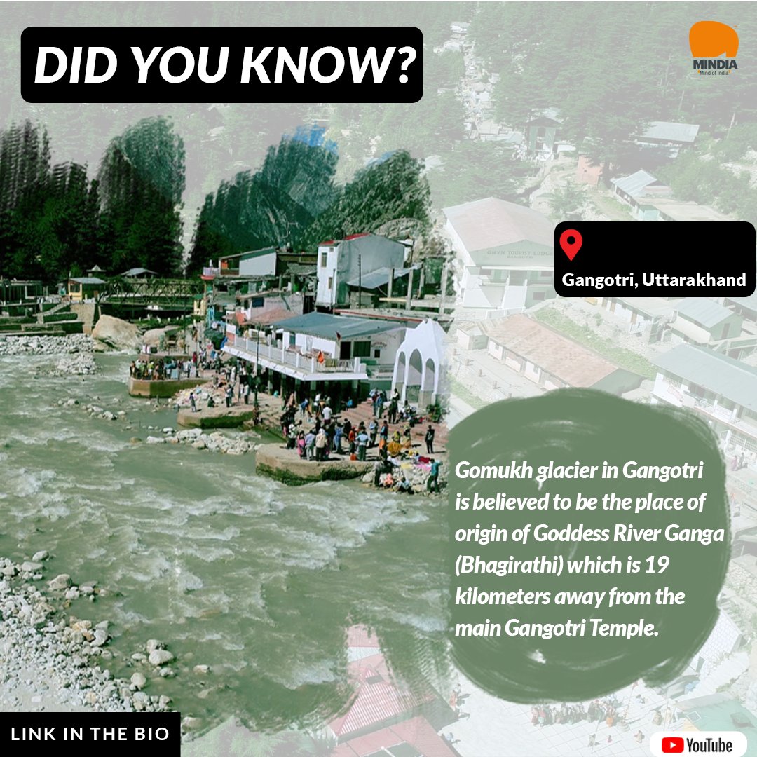 mindiafilms's tweet photo. Here's something interesting about Gangotri, Uttarakhand!
Check out our latest film 'Gangotri | Uttarakhand | Experience India'
STREAM NOW: https://t.co/MN6cncUQJ5
#MINDIAFilms #DocuFilm #Documentary #FilmmakersClub #IndianFilmmakers #IndianStories #IndianDocuFilm https://t.co/NN7mT6FTq7