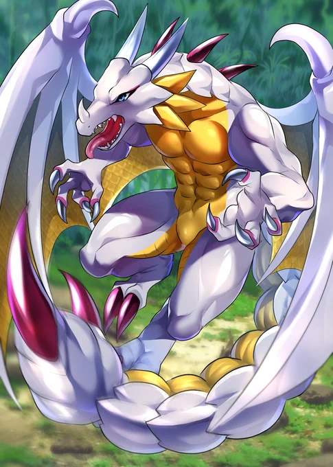 ホワイトドラゴン #聖剣伝説2 #ドラゴン #尻尾 #ケモノ https://t.co/0aeBLt41KB 