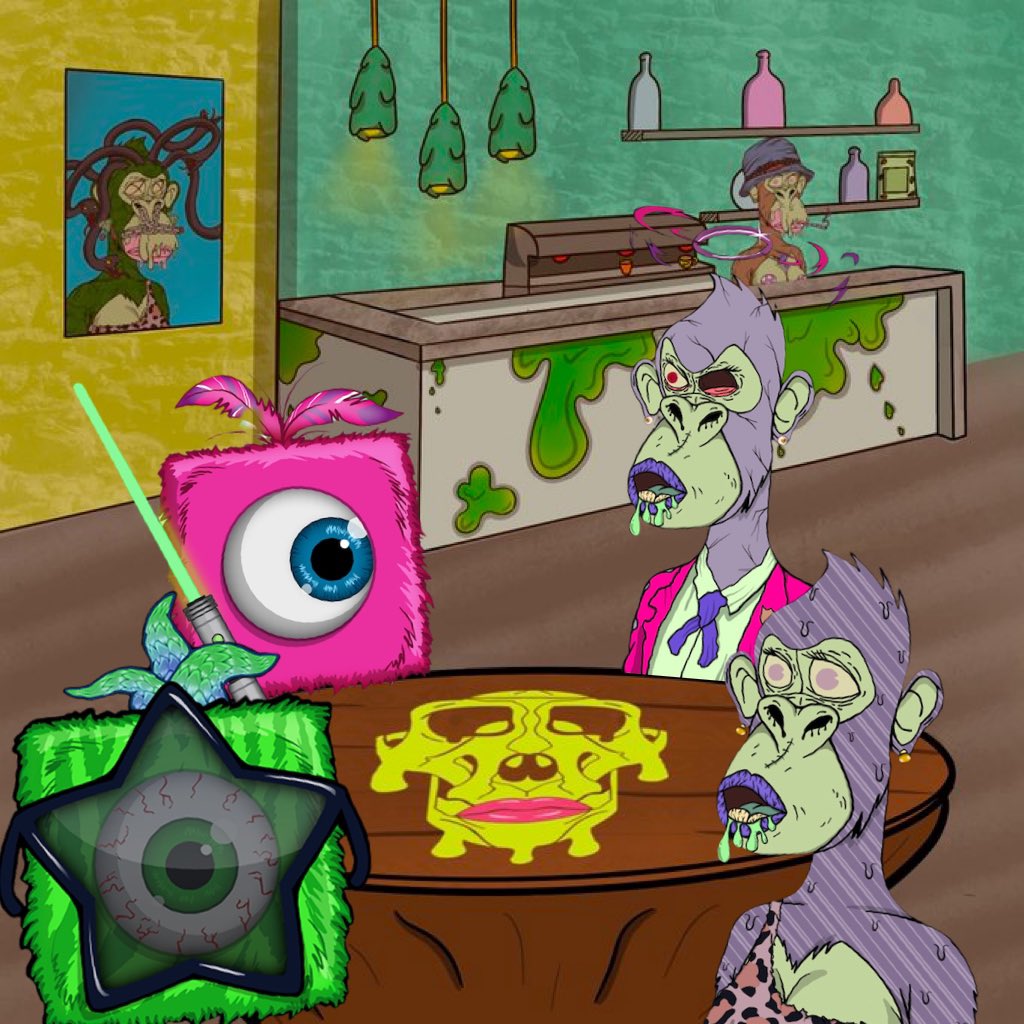 Mutantapewife's tweet photo. 🪩 MAWS HOUSE 🪩
We’ll have @OddlingsNFTs in our house @ 6pm PST today! 🎉
💚 Follow these steps 💚
1️⃣ Like & RT
2️⃣ Set a reminder
https://t.co/MSes2T7k2U
3️⃣ Comment something UNFORGETTABLE that has happened to you since entering the #NFT space.
See you soon🥳 #MawsHouse https://t.co/QLxz9QZr4J